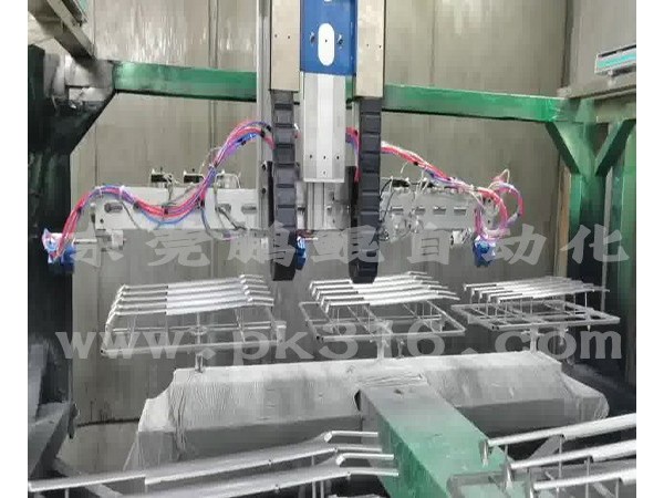 塑料件八軸噴漆設備