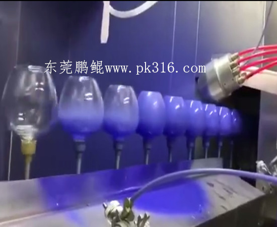 玻璃杯自動噴涂生產(chǎn)線1