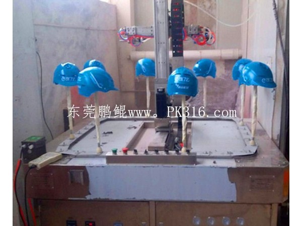 外賣(mài)頭盔自動(dòng)噴涂機(jī) (2)