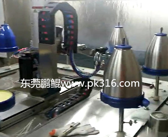 保溫壺自動噴漆設備1