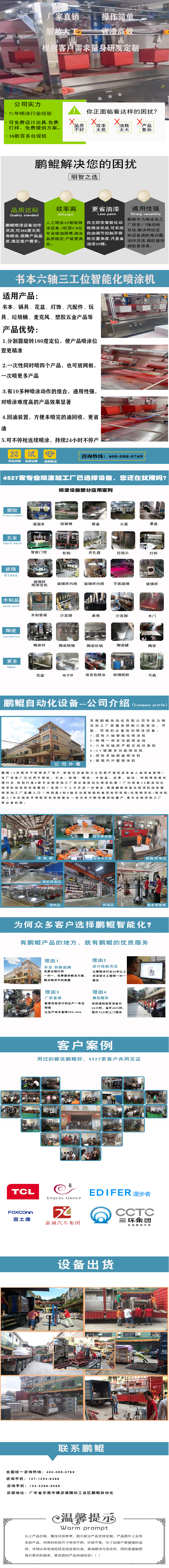 書本六軸三工位智能聯(lián)動噴涂機